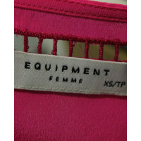 Equipment Oberteil aus Seide in Rosa / Pink
