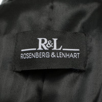 Rosenberg & Lenhart Veste/Manteau en Cuir en Noir