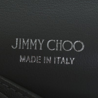 Jimmy Choo clutch camoscio grigio