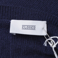 Closed Gebreide trui in donkerblauw