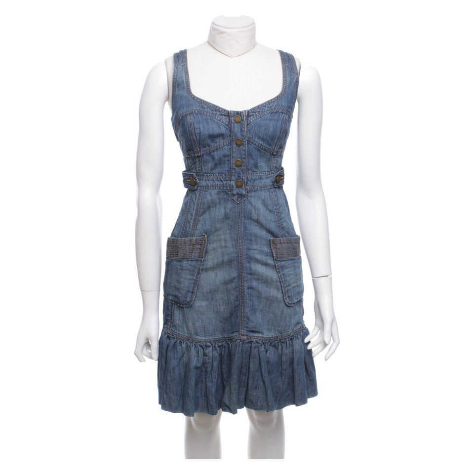 Karen Millen Denim jurk in blauw