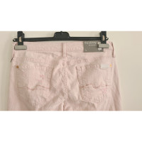 7 For All Mankind Jeans aus Baumwolle in Rosa / Pink