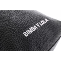 Bimba Y Lola Tote Bag aus Leder in Schwarz