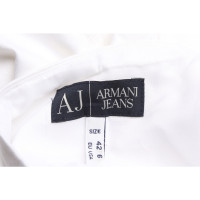 Armani Jeans Robe en Coton en Blanc