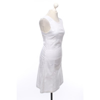 Armani Jeans Kleid aus Baumwolle in Weiß