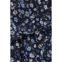 Michael Kors Blue floral mini skirt, size M