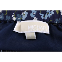 Michael Kors Blue floral mini skirt, size M