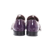 Etro Schnürschuhe aus Leder in Violett