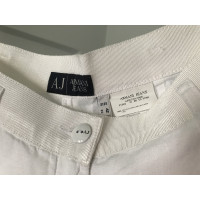 Armani Jeans Jeans en Lin en Blanc