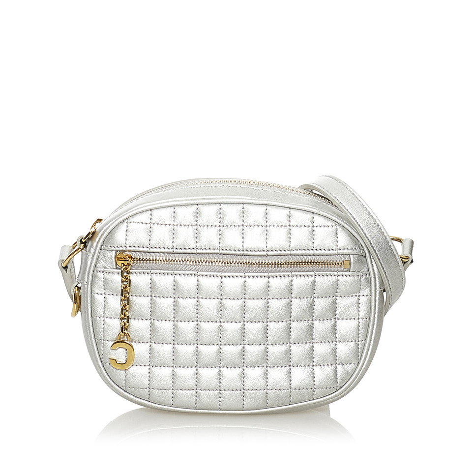 Céline C Charm Bag Leather in Silvery