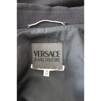 Gianni Versace Jas/Mantel Wol in Zwart