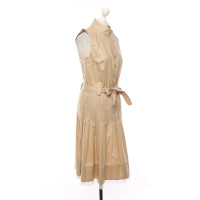 Akris Punto Kleid aus Baumwolle in Beige