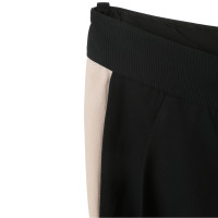 Diane Von Furstenberg Black pants with details in nude