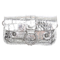 Zadig & Voltaire Handtasche aus Leder in Silbern