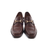 Gucci Slippers/Ballerinas Leather in Brown