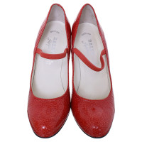 Bally Lack-Pumps in Rot
