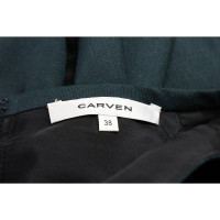 Carven Robe en Laine en Pétrole