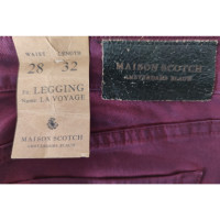 Maison Scotch Jeans aus Baumwolle in Violett