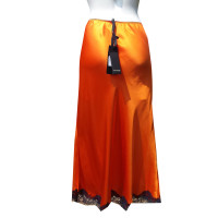 Pinko Silk skirt in orange