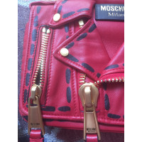Moschino Shoulder bag Leather in Red