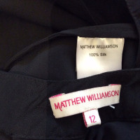 Matthew Williamson Kleid aus Seide in Schwarz