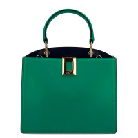 Roger Vivier So Vivier Bag Leather in Green