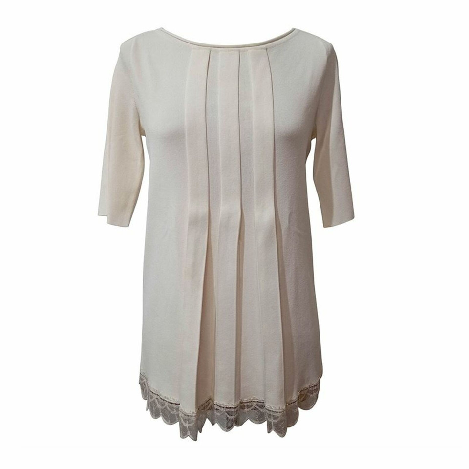 Blumarine Top en Viscose en Crème