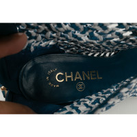 Chanel Stiefeletten aus Leder in Blau