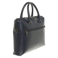 Mont Blanc Handtasche aus Leder in Blau