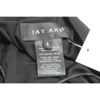 Jay Ahr Kleid aus Viskose in Schwarz