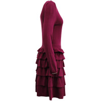 Red Valentino Kleid aus Baumwolle in Violett