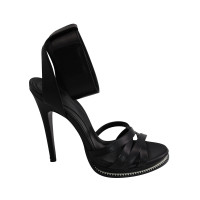 Alexander McQueen Sandals Leather in Black