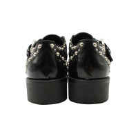 Alexander McQueen Sandales en Cuir verni en Noir