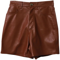 Nanushka  Shorts Leather in Brown