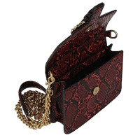 Versace Reisetasche aus Leder in Bordeaux