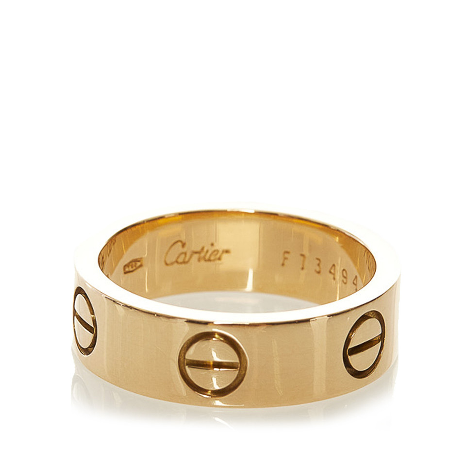 Cartier Love Trauring Gold en Doré