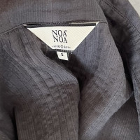 Noa Noa Kleid aus Baumwolle in Grau