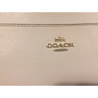 Coach Shoulder bag Leather in White