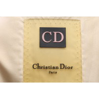 Christian Dior Jacke/Mantel in Creme