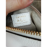 Ralph Lauren Handtasche aus Leder in Weiß