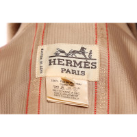 Hermès Jas/Mantel Wol in Beige