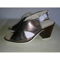 Luisa Cerano Sandals Leather in Silvery