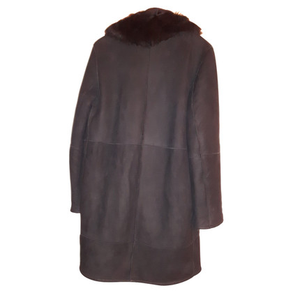 Marni Sheepskin coat in black