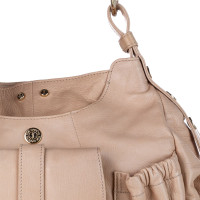 Yves Saint Laurent Shoulder bag Leather in Beige