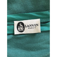 Lanvin Kleid aus Baumwolle in Türkis