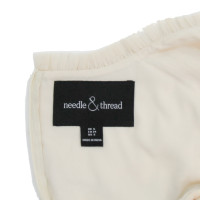 Needle & Thread Robe en Crème