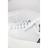 Moschino Sneakers aus Leder in Weiß