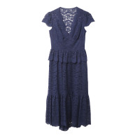 Temperley London Kleid aus Baumwolle in Blau