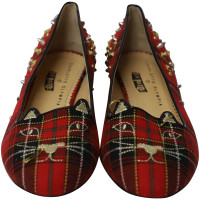 Charlotte Olympia Chaussons/Ballerines en Rouge