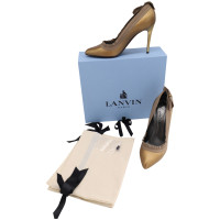 Lanvin Pumps/Peeptoes Leather in Gold